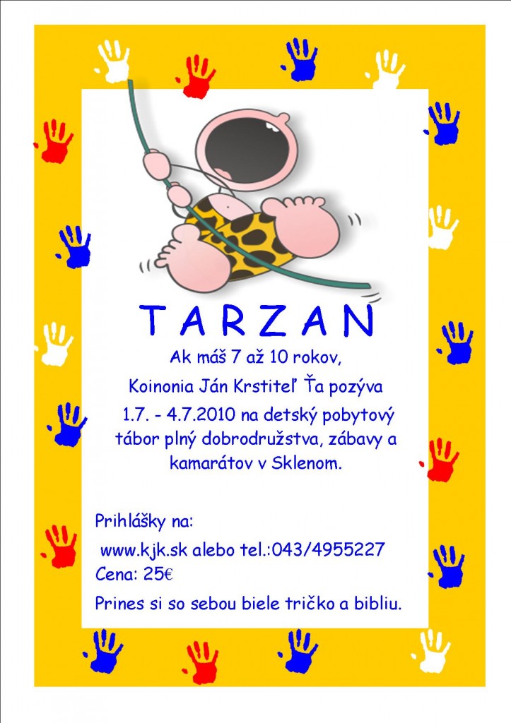 Tarzan – tábor pre deti